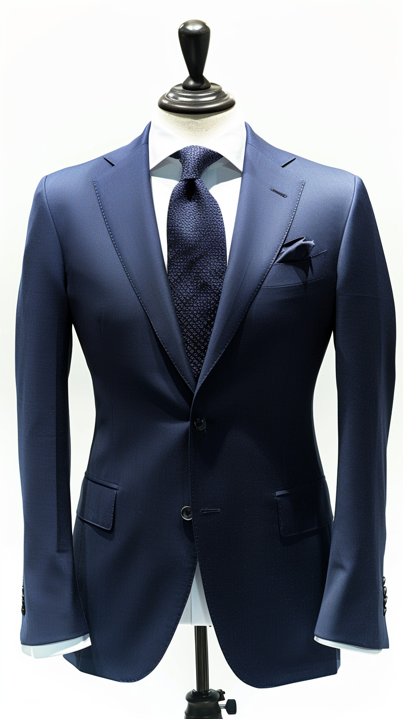 COSTUM DE AFACERI ALBASTRU MARIN